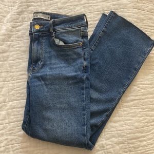 Zara Straight Leg Jeans dark wash